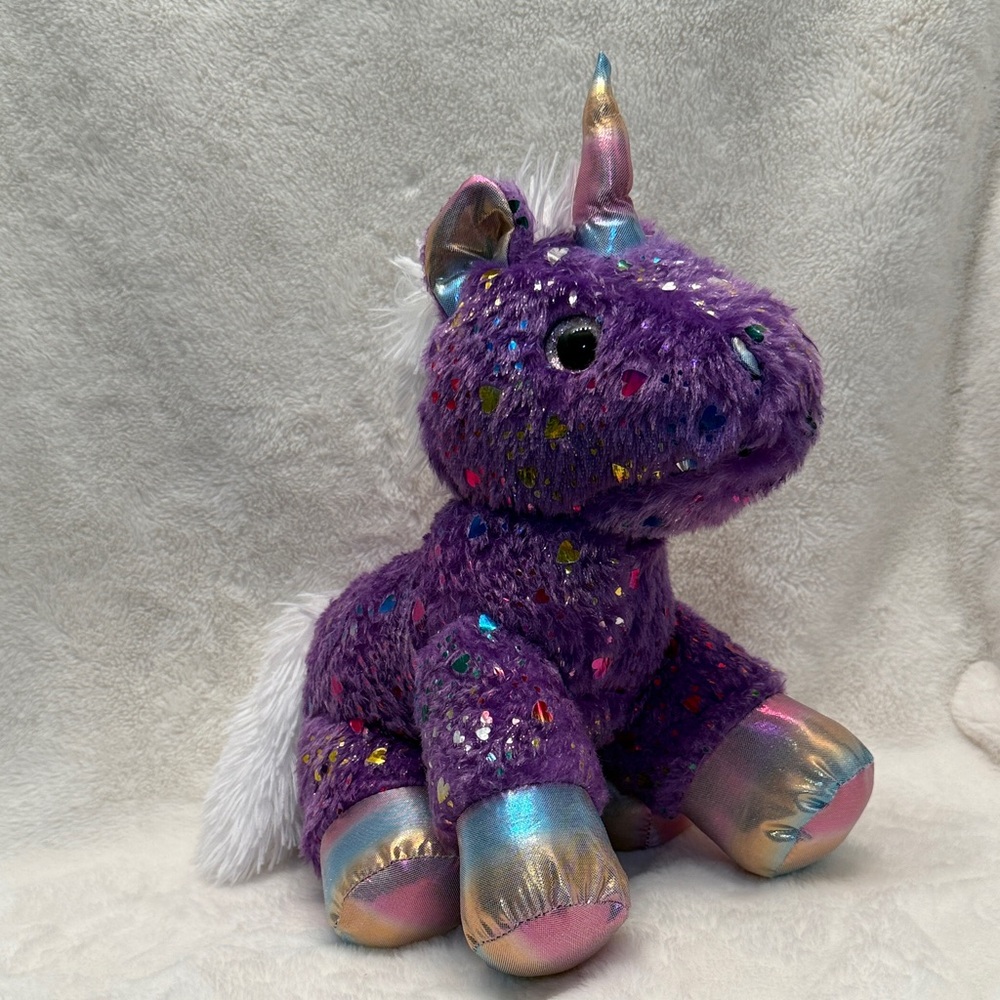 Purple Unicorn Stuffed Animal